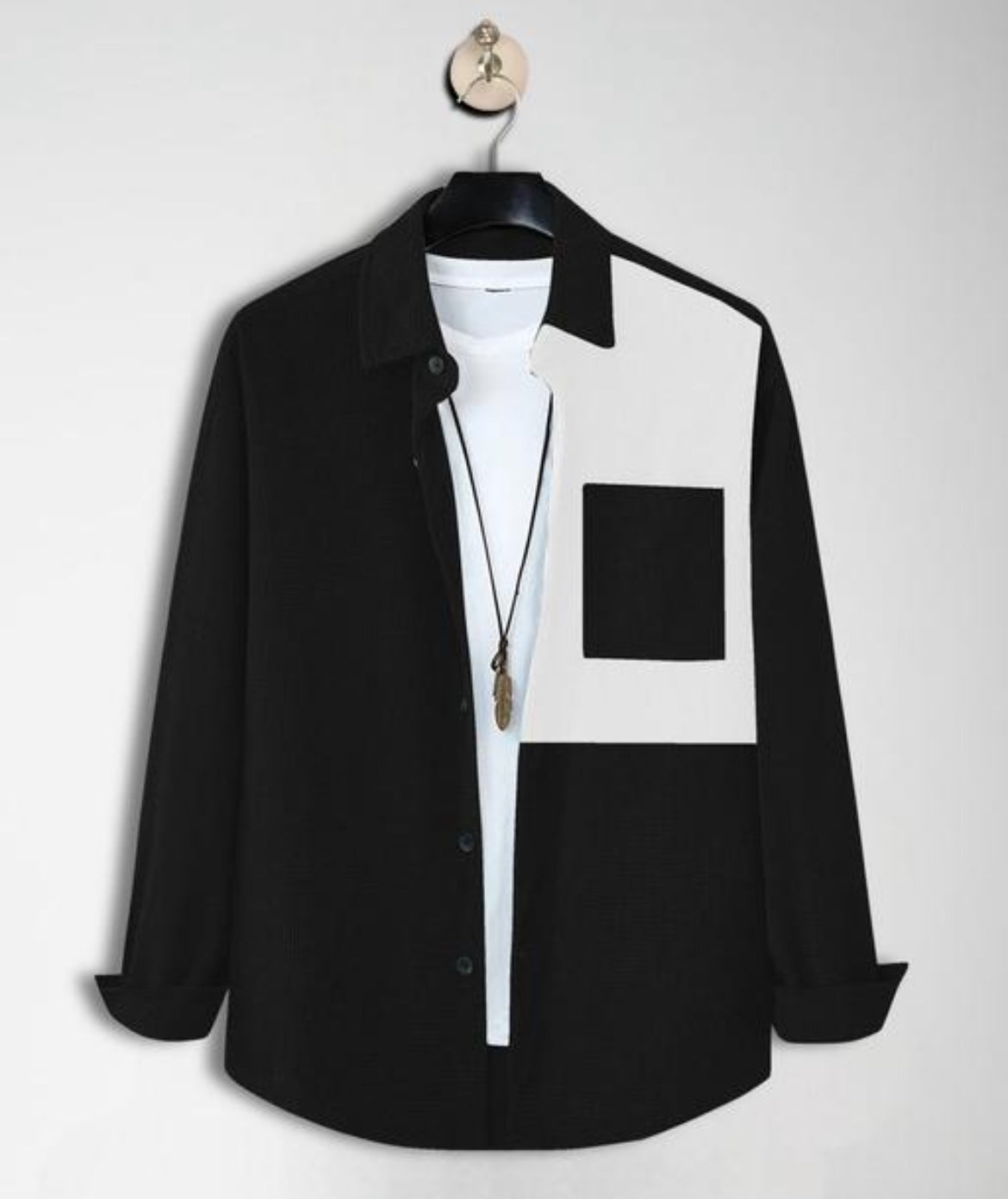 Premium Black and White Shirt 👕