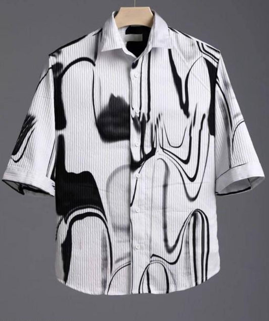 Premium Cotton Blend Luxury
Print Comfort Fit Luxe Shirt