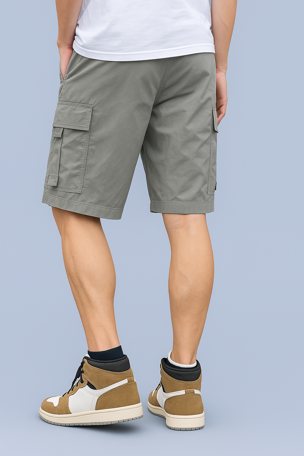 Men's Cotton Casual Cargo Shorts Pack of 3